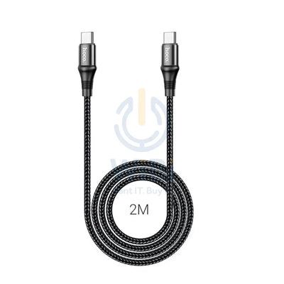 HOCO X50 Exquisito Charging Data Cable - 100W / USB-C / 2 Meter / Black Accessories > Cables & Converters > Cables