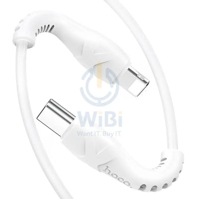 Hoco X55 Trendy Charging Data Sync Cable - Type-C / Lightning / 1 Meter / White Accessories > Cables & Converters >