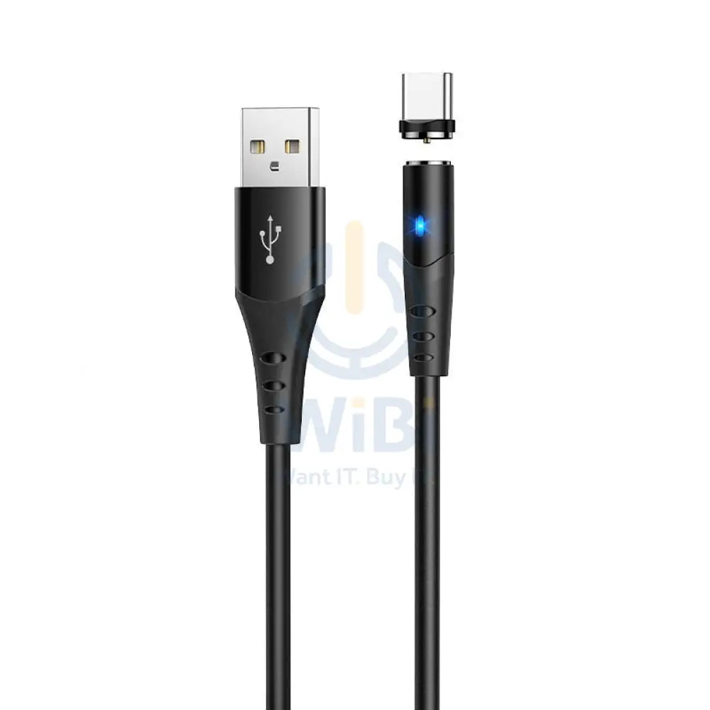 Hoco X60 Honorific USB to Type-C 1 Meter - Black Accessories > Cables & Converters > Cables