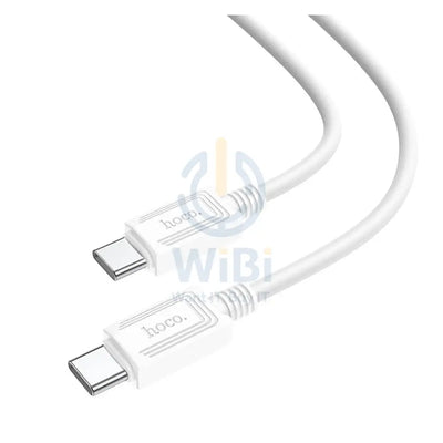 HOCO X73 60W Charging Cable - USB-C To USB-C / 1 Meter / White