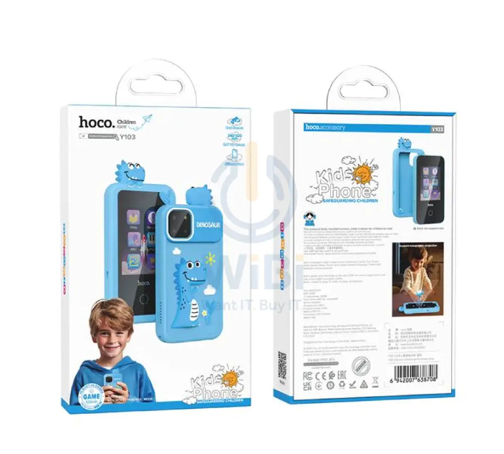 Hoco Y103 Children’s Gaming Phone - 2.8’’ LCD / 1000mAh / Blue Accessories > Smart Devices