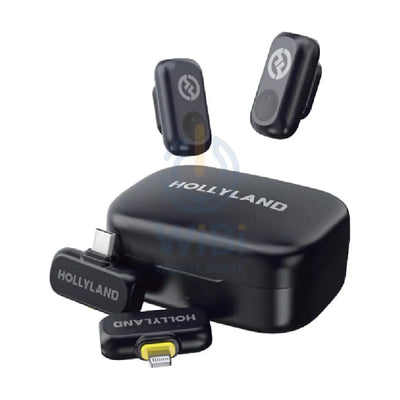 HOLLYLAND LARK A1 Combo 2-Person Wireless Microphone System - USB-C / Lightning / Space Gray Accessories > Audio >