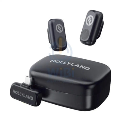 HOLLYLAND LARK A1 Duo 2-Person Wireless Microphone System - USB-C / 2.4GHz / Space Gray Accessories > Audio > Microphone