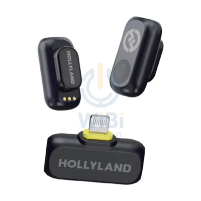 HOLLYLAND LARK A1 Mini Duo 2-Person Wireless Microphone System - Lightning / 2.4GHz / Space Gray Accessories > Audio >