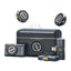 HOLLYLAND LARK M2 DUO All-in-One Lavalier Wireless Combo Microphone System - Shine Charcoal Accessories > Audio >