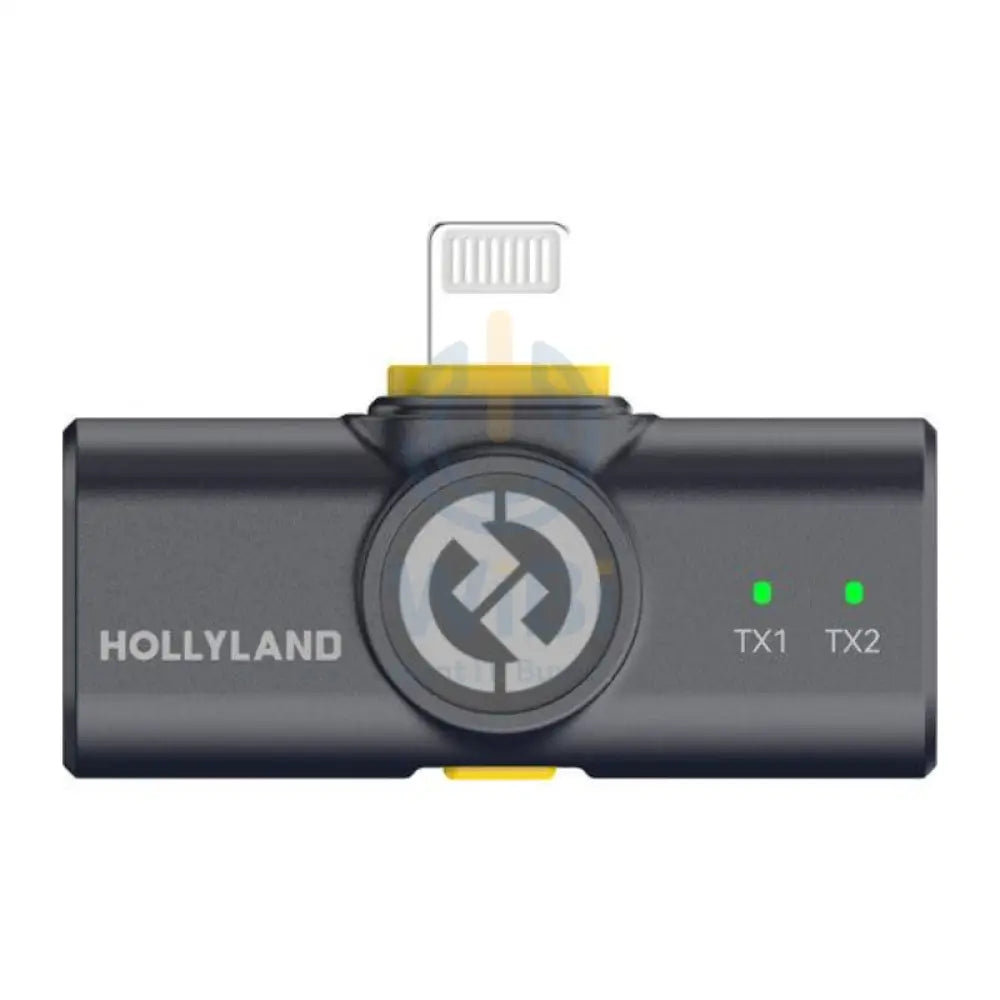 HOLLYLAND LARK M2 DUO All-in-One Lavalier Wireless Combo Microphone System - Shine Charcoal Accessories > Audio >