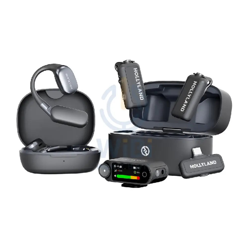 HOLLYLAND LARK MAX 2 Ultimate Combo 2-Person Wireless Microphone System - 2.4GHz / Space Gray Accessories > Audio >