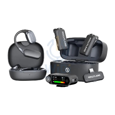 HOLLYLAND LARK MAX 2 Ultimate Combo 2-Person Wireless Microphone System - 2.4GHz / Space Gray Accessories > Audio >