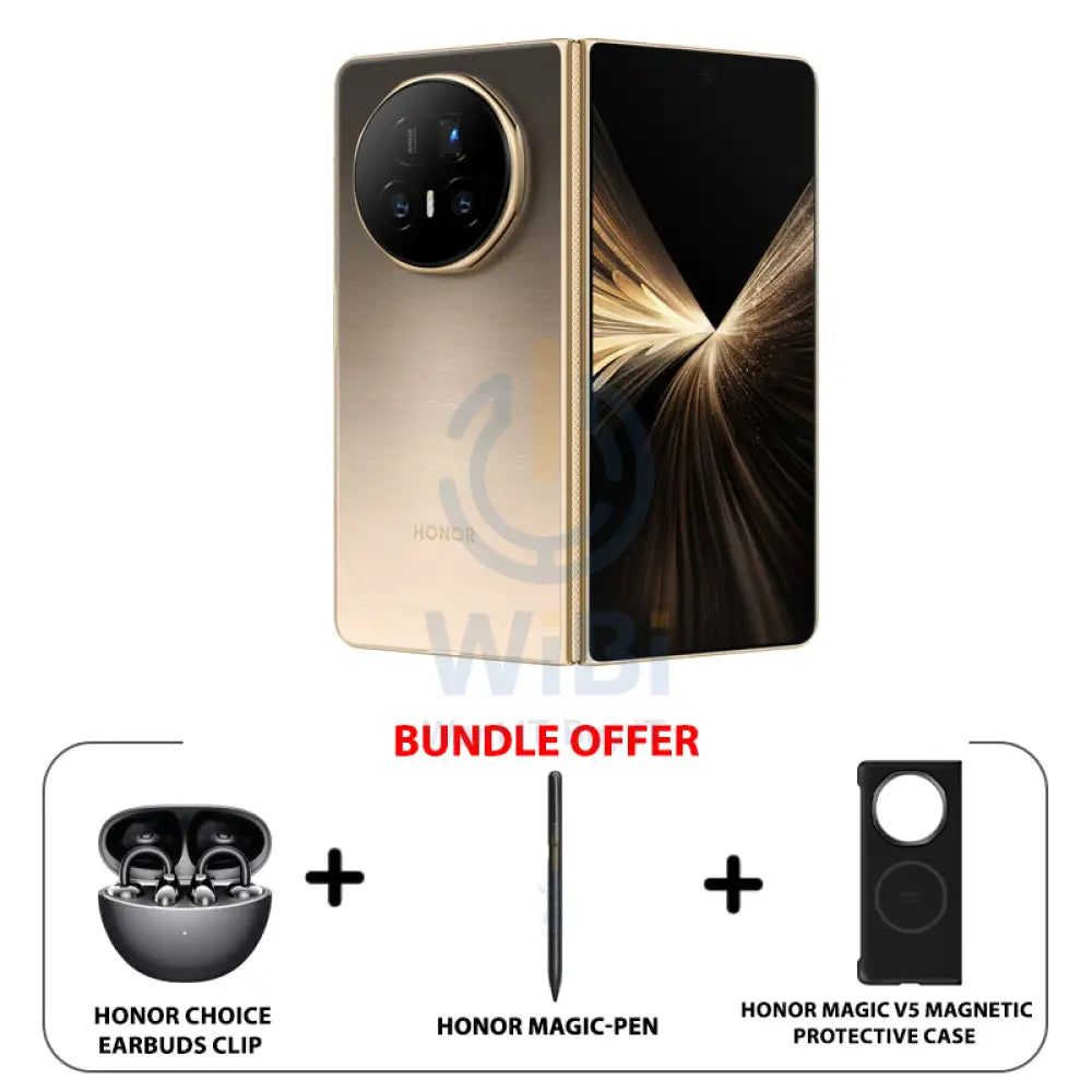 هونر ماجيك V5 - 16 جيجابايت / 512 جيجابايت / 7.95 بوصة OLED / 5جي .95 بوصة / 5جي / داون ذهبي -هواتف  تابلت / هواتف تابلت