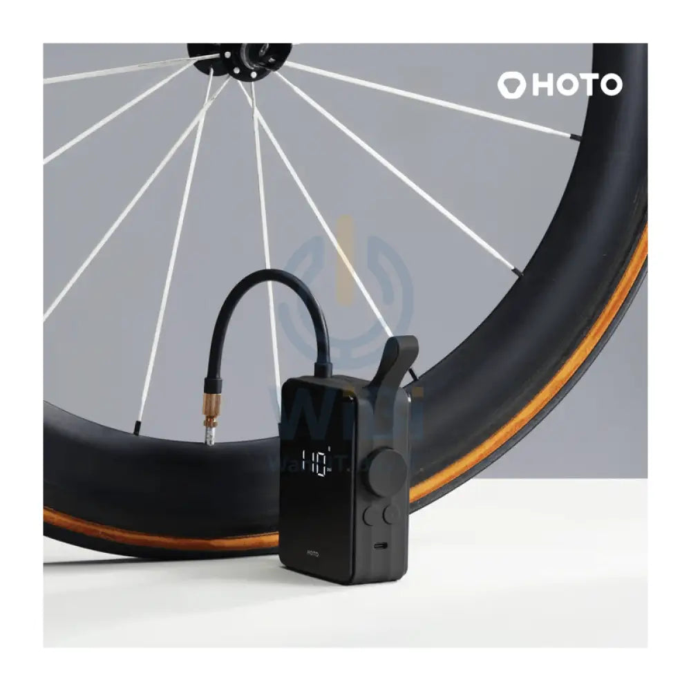HOTO Portable Electric Tire Inflator - black Accessories > Smart Devices