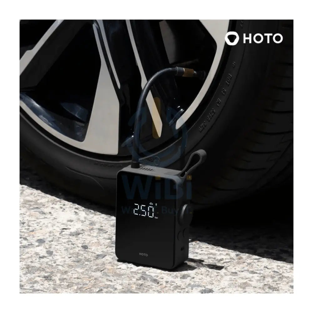 HOTO Portable Electric Tire Inflator - black Accessories > Smart Devices