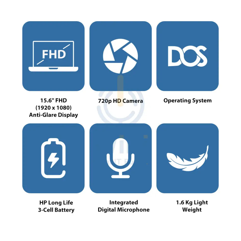 إتش بي 15-FD0142NE - 15.6 بوصة FHD / آي 7 / 16 جيجابايت / 512 جيجابايت / 512 جيجابايت (NVMe م.2 إس إس دي) / MX570 2 جيجابايت في جي إيه / دوس (بدون نظام تشغيل) / ضمان سنة / طبيعي