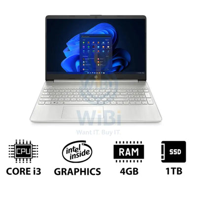 HP 15S FQ5210NE 15.6’’ FHD / i3 / 4GB / 1TB (NVMe M.2 SSD) / Win 11 Pro / 1YW / Natural silver Laptop Laptops