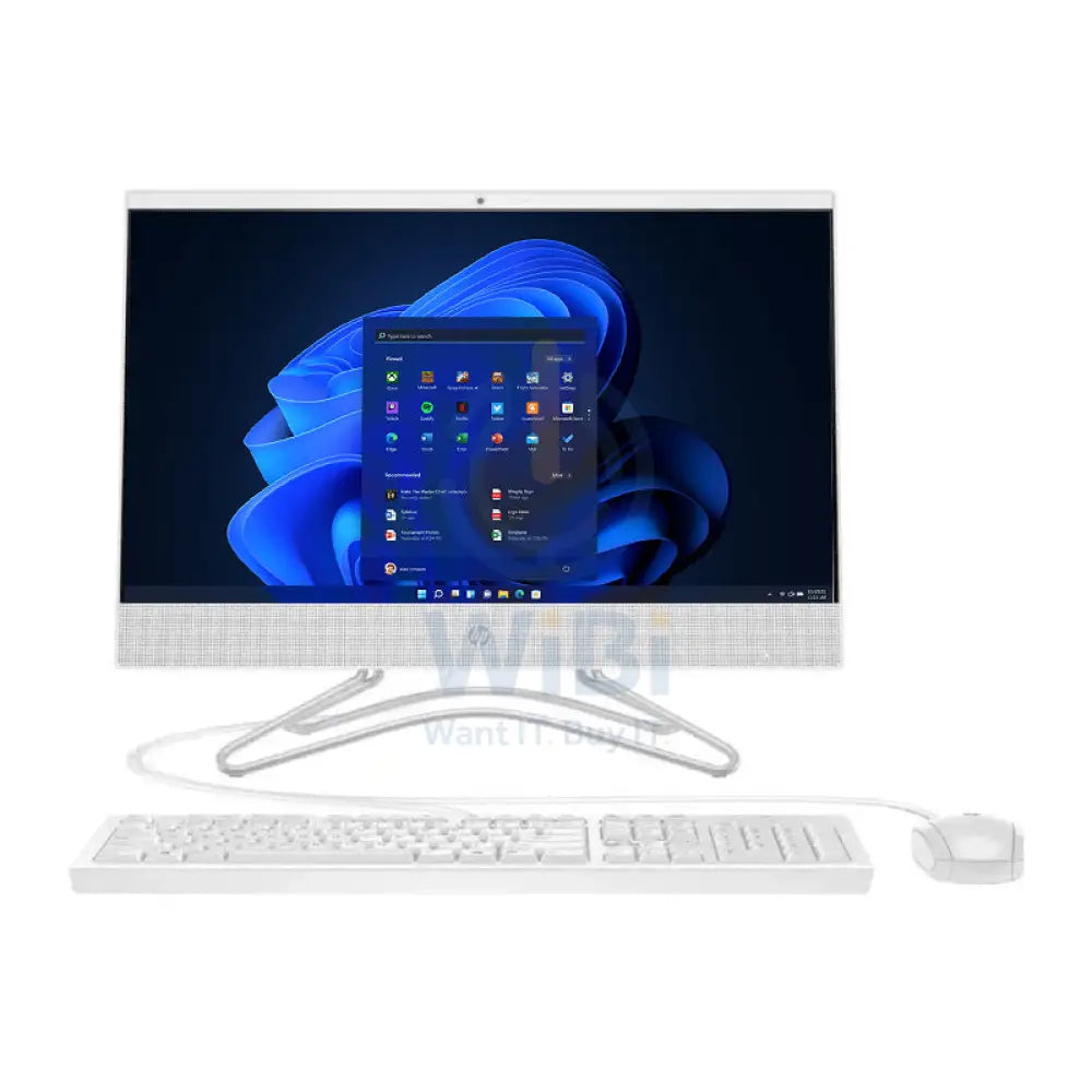 إتش بي 200 جي4 المتكامل  جي4 جهاز كمبيوتر - آي 5 / 8 جيجابايت / 500 جيجابايت (NVME م.2 إس إس دي) / 21.5 بوصة FHD لا تعمل باللمس / ويندوز 11 برو  ويندوز 11  / ضمان سنة / أبيض - كمبيوتر مكتبي