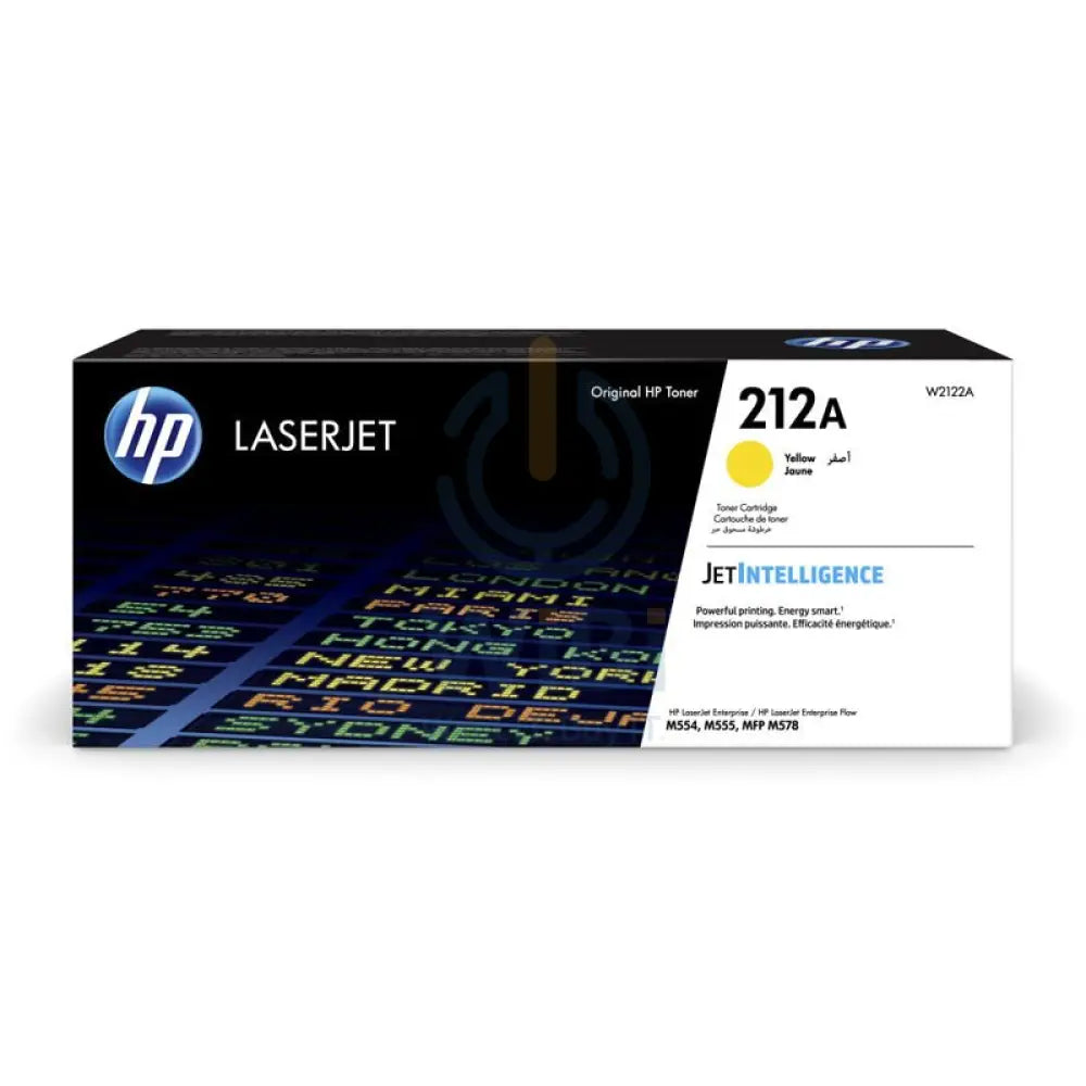 HP 212A Yellow Original LaserJet Toner Cartridge - 4500 Pages / Yellow Color / Toner Cartridge Accessories > Printers &