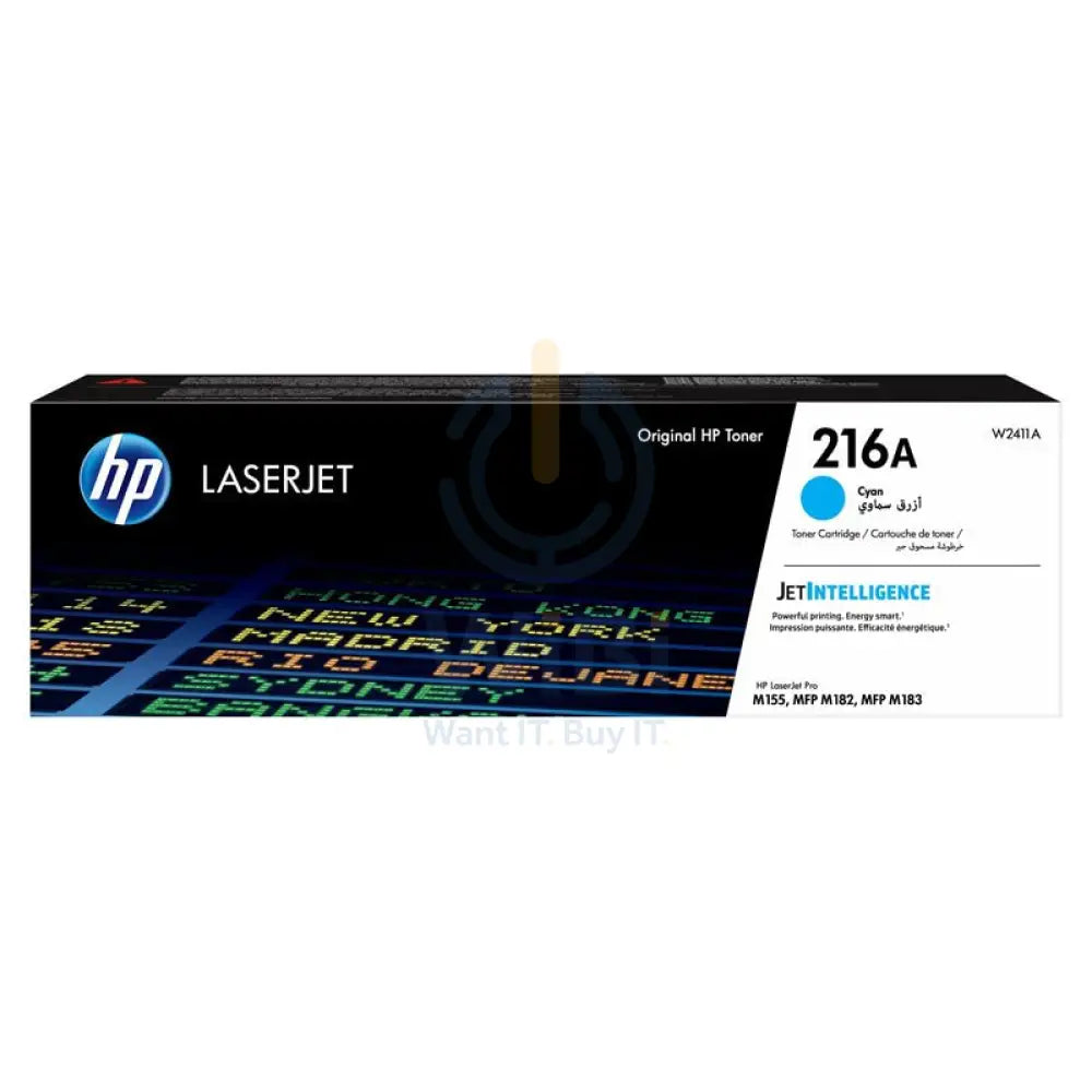 HP 216A Cyan Color - 850 Pages / Cyan Color / Toner Cartridge Accessories > Printers & Scanners > Printers > Consumables