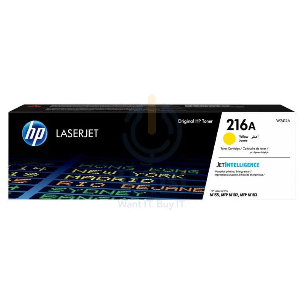 إتش بي 216 أ أصفر لون - 850 صفحات /لون  صفحات / حبر خرطوشة اكسسوارات > الطابعات والماسحات الضوئية > طابعات >