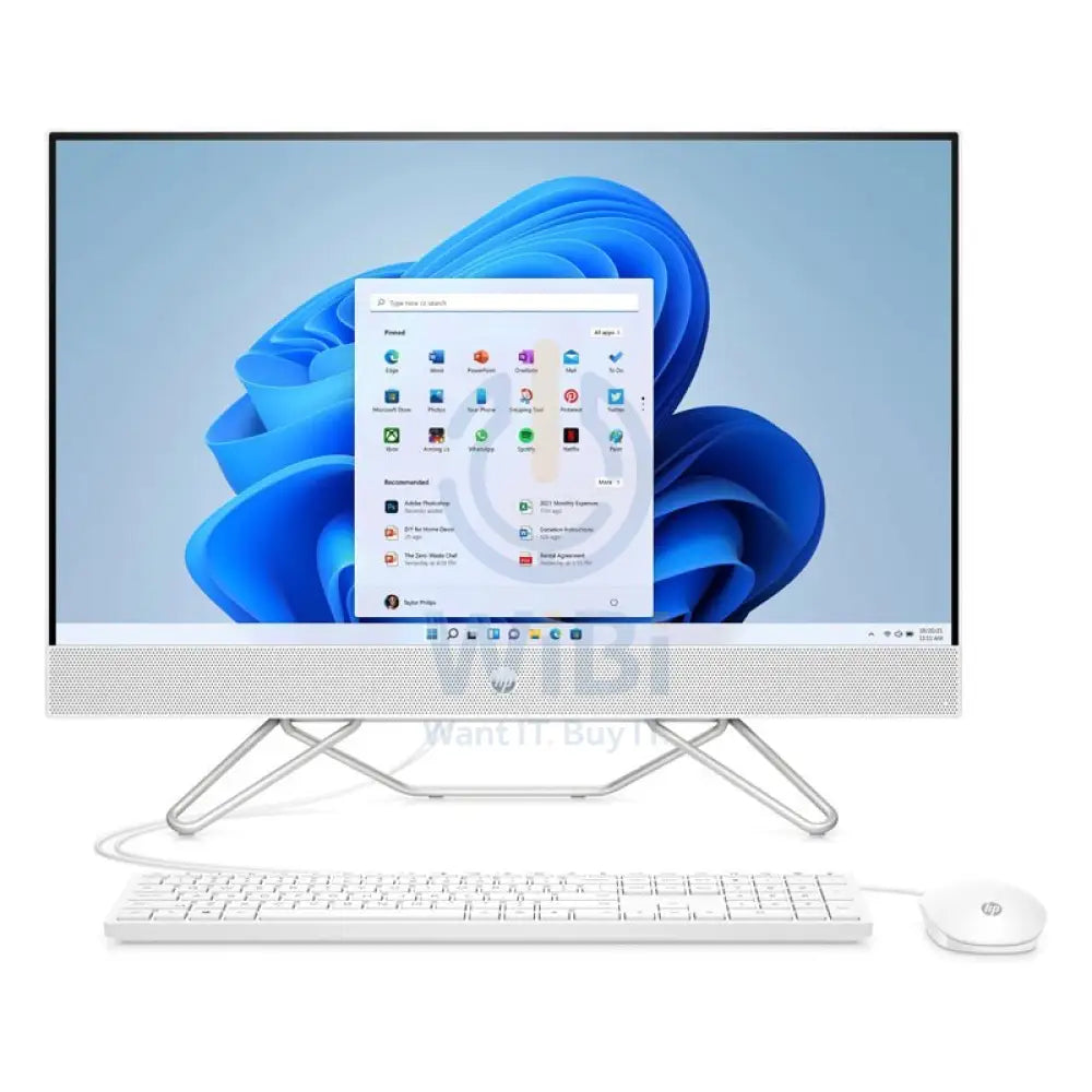 HP 27-CB1002NE AIO PC - i7 / 32GB / 500GB (NVMe M.2 SSD) / 27.0’’ FHD Touch / Win 11 Pro / 1YW / Starry White - Desktop