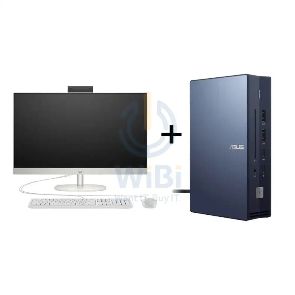 HP 27-CR0010NE AIO PC - i7 / 8GB / 512GB (NVMe M.2 SSD) / 27’’ FHD Touch / DOS (Without OS) / 1YW / Shell White + ASUS