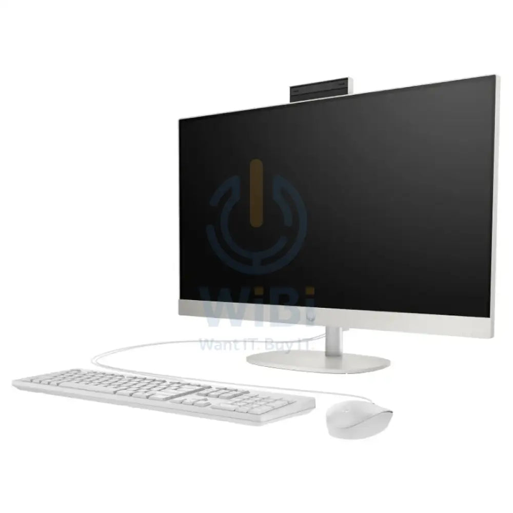 HP 27-CR0010NE AIO PC - i7 / 8GB / 512GB (NVMe M.2 SSD) / 27’’ FHD Touch / DOS (Without OS) / 1YW / Shell White + Rapoo