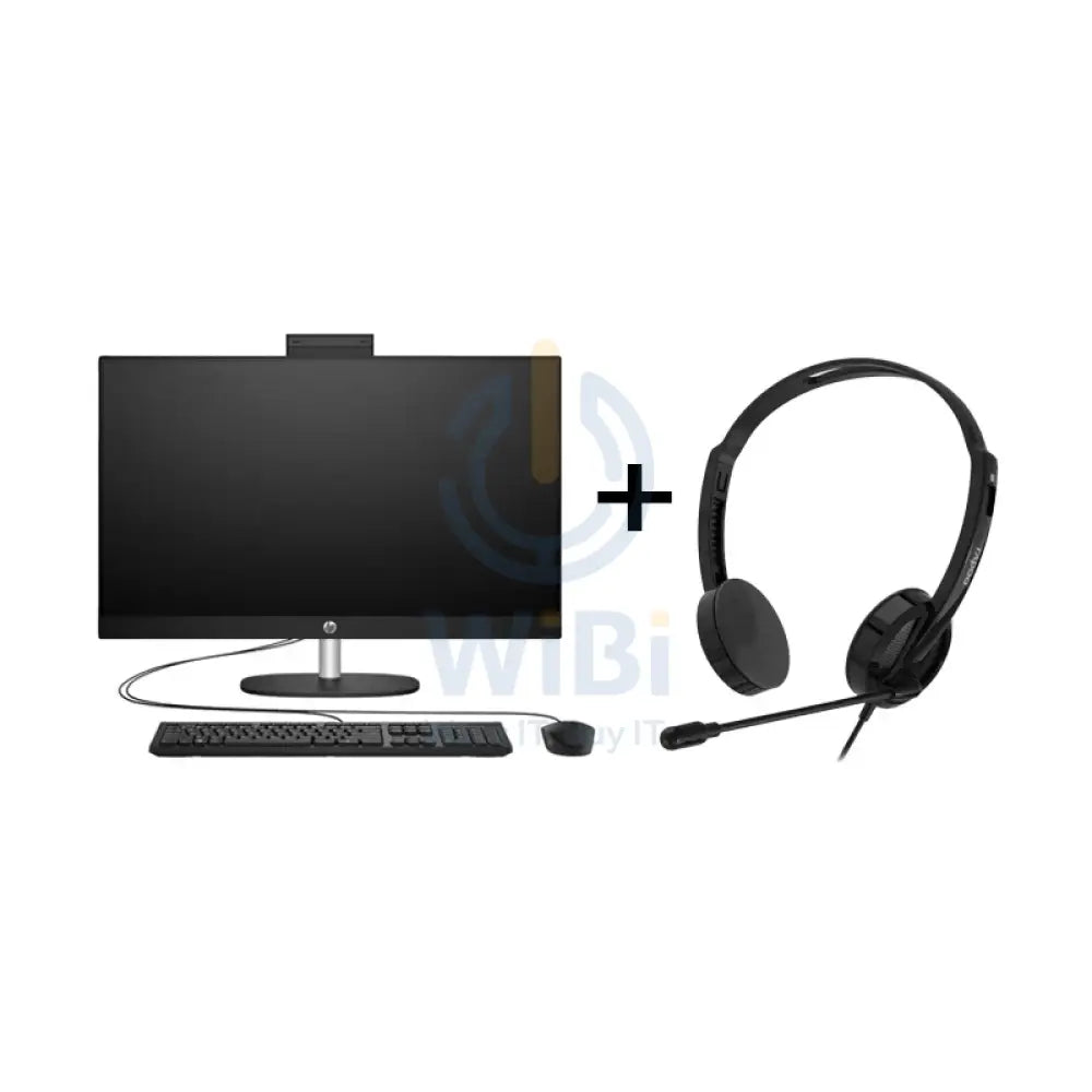HP 27-CR0013NE AIO PC - i7 / 8GB / 512GB (NVMe M.2 SSD) / 27’’ FHD Non-Touch / DOS (Without OS) / 1YW / Jet Black