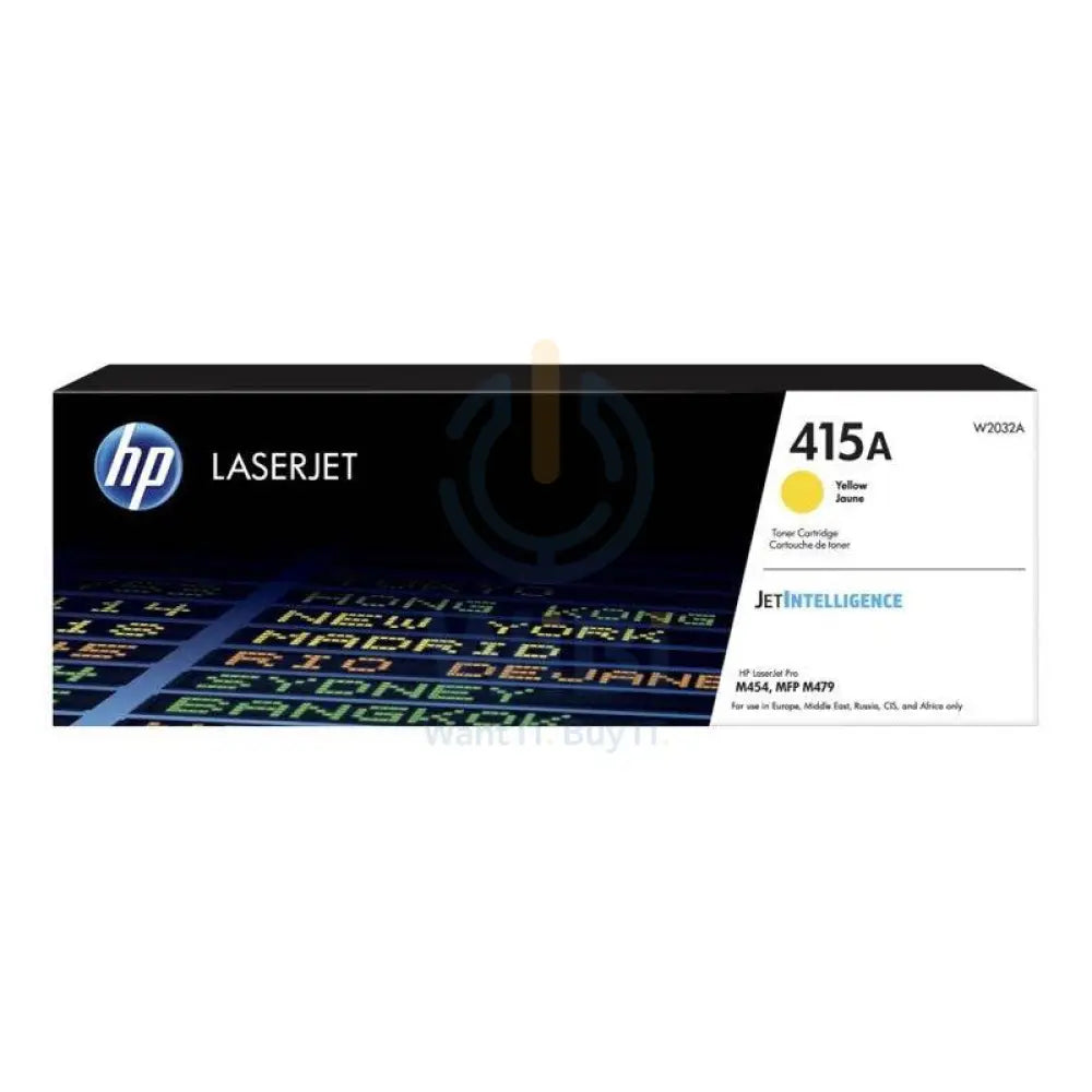 إتش بي 415A أصفر ليزر جت خرطوشة حبر - 2.1K صفحة / لون أصفر / خرطوشة حبر