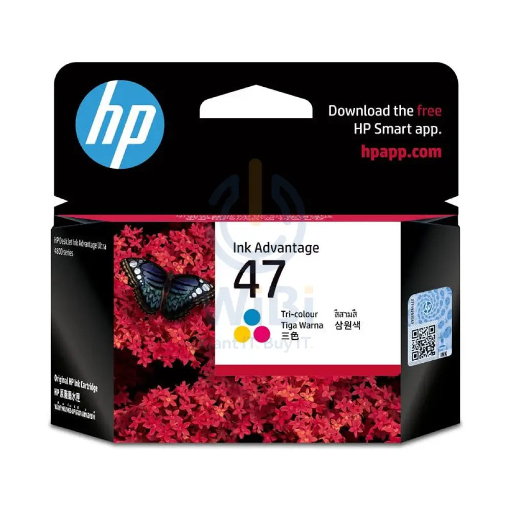 HP 47 Tri-Color Original Ink Cartridge - 700 Pages / Tri-Color / Ink Cartridge Accessories > Printers & Scanners >