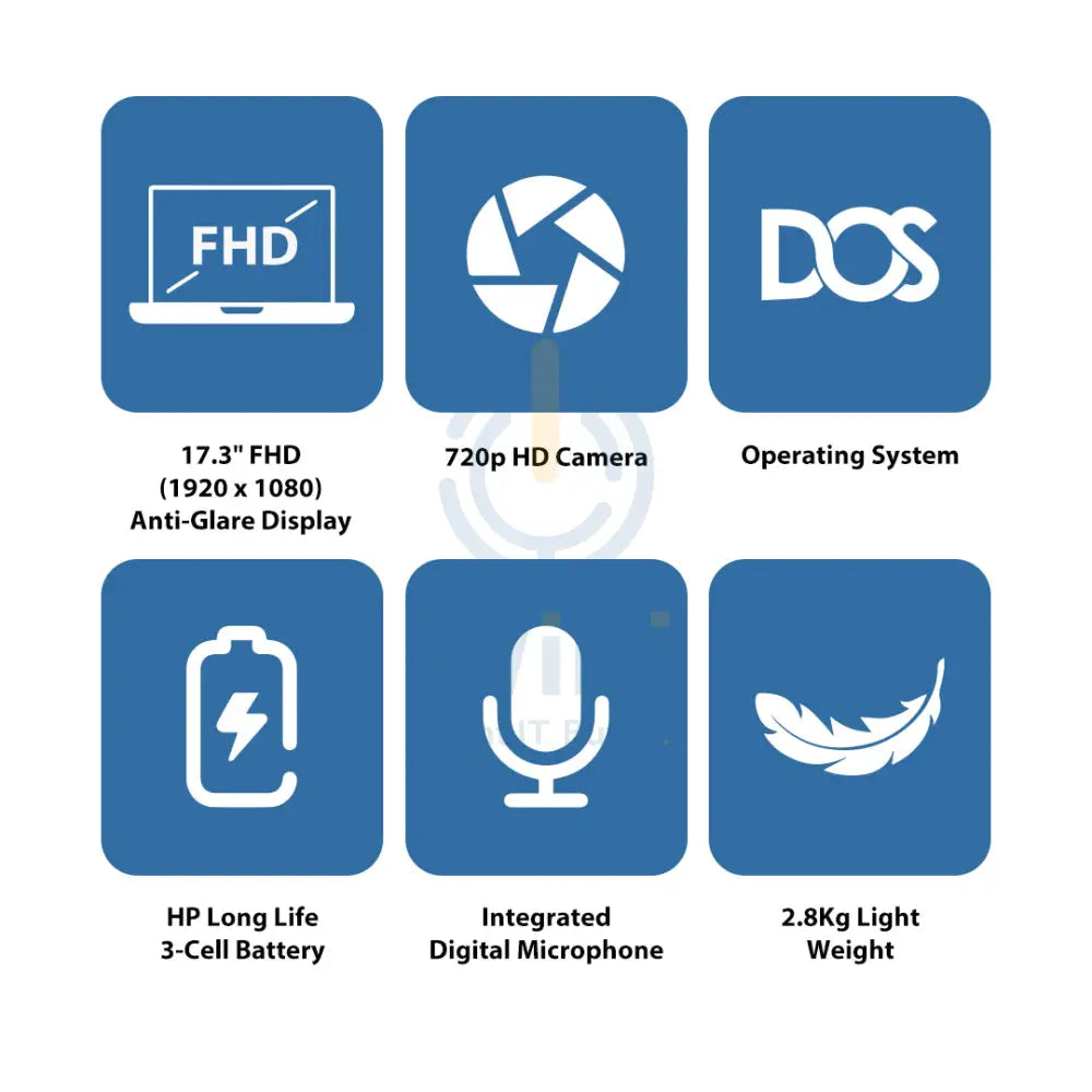 HP 470 G10 - 17.3’’ FHD / i5 / 16GB / 1TB (NVMe M.2 SSD) / DOS (Without OS) / 1YW - Laptop Laptops