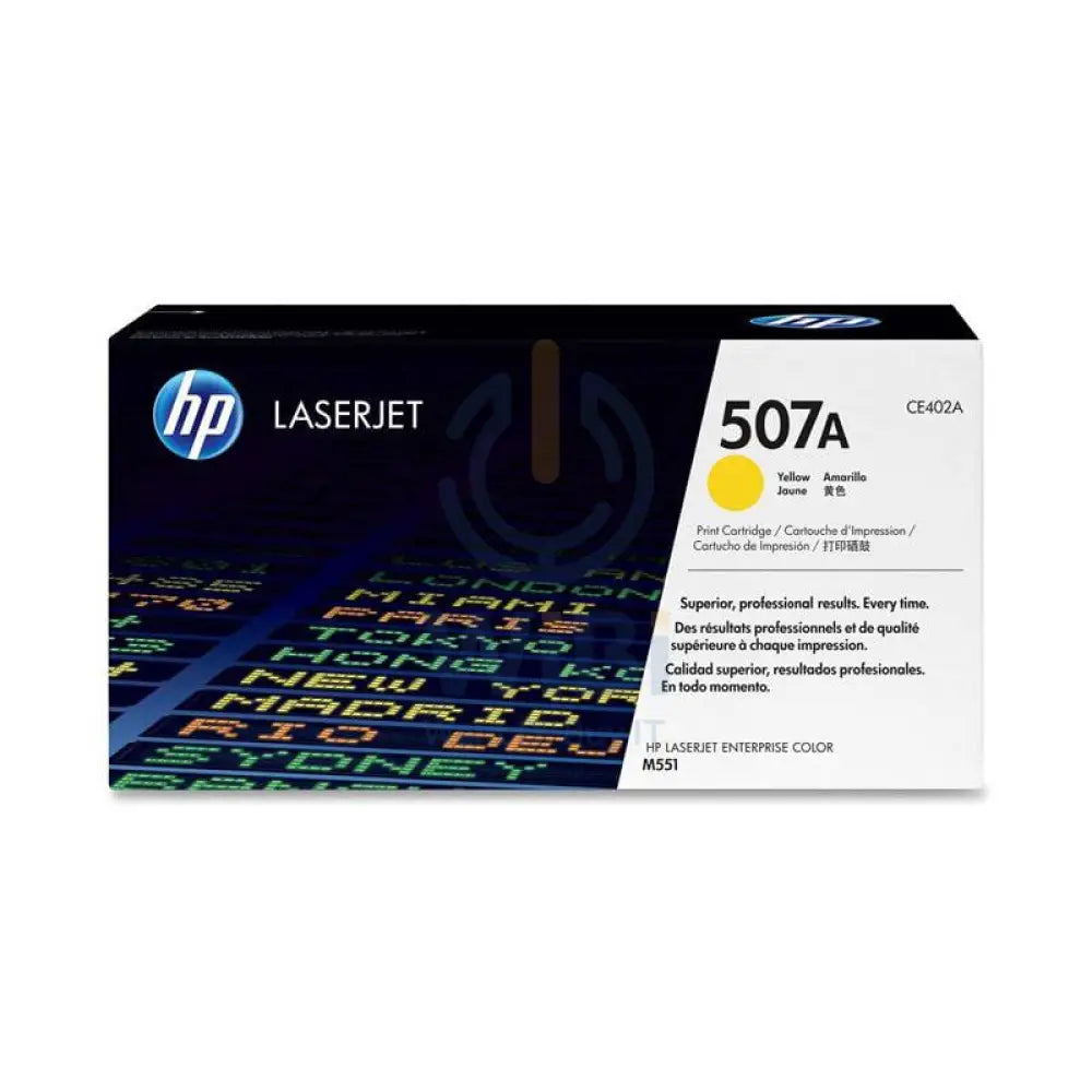 إتش بي 507A لون أصفر 6k صفحات / خرطوشة حبر