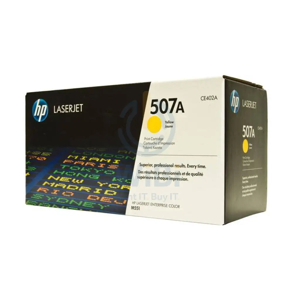 إتش بي 507A لون أصفر 6k صفحات / خرطوشة حبر