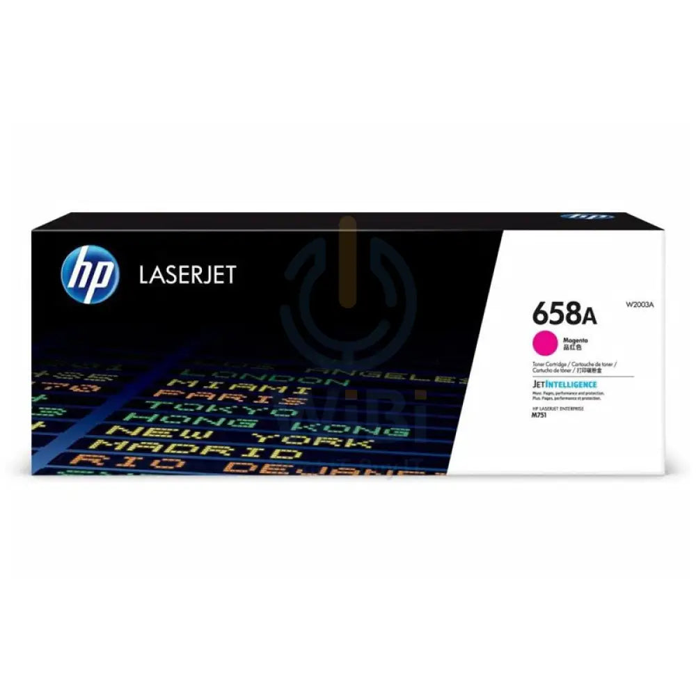 HP 658A Magenta Original LaserJet Toner Cartridge - 6000 Pages / Magenta Color / Toner Cartridge Accessories > Printers