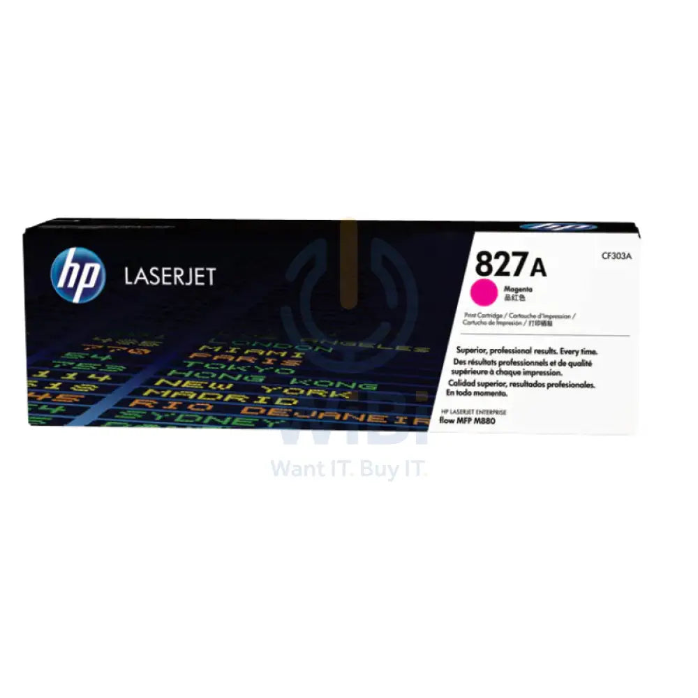 HP 827A Magenta Color - 32K Pages / Magenta Color / Toner Cartridge Accessories > Printers & Scanners > Printers >