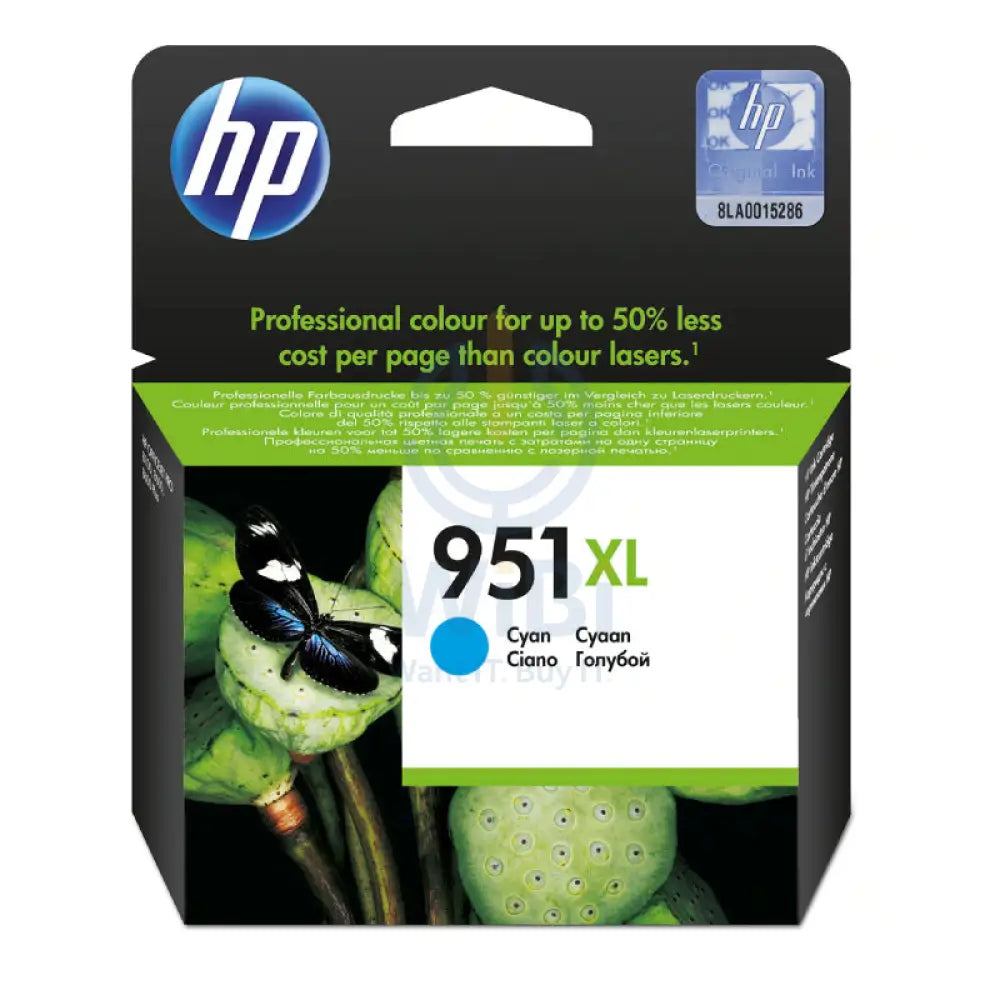 HP 951XL Cyan Color - 1.5K Pages / Cyan Color / High Yield / Ink Cartridge Accessories > Printers & Scanners > Printers