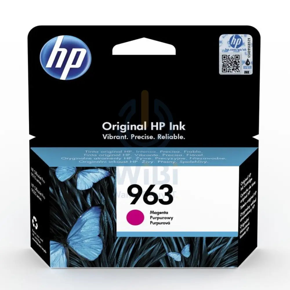 HP 963 Magenta Original Ink Cartridge - 700 Pages / Magenta Color / Ink Cartridge Accessories > Printers & Scanners >