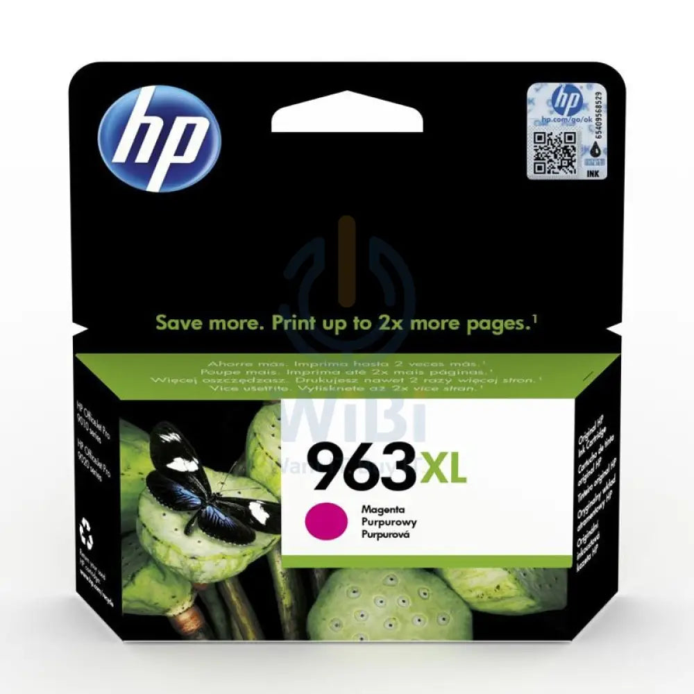 HP 963XL High Yield Magenta Original Ink Cartridge - 1600 Pages / Magenta Color / Ink Cartridge Accessories > Printers