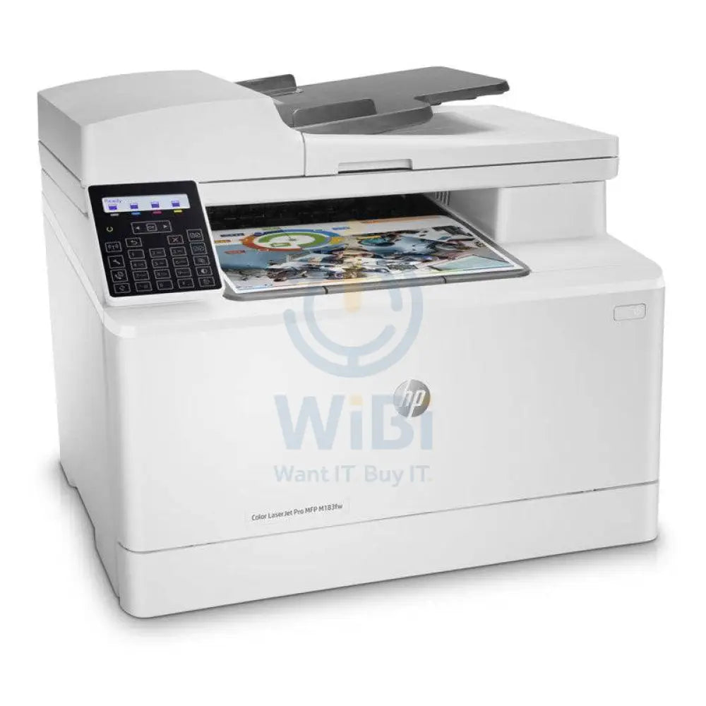 HP Color LaserJet Pro MFP M183fw - 16ppm / 600dpi / A4 / USB / LAN / Wi-Fi / FAX / Color Laser - Printer