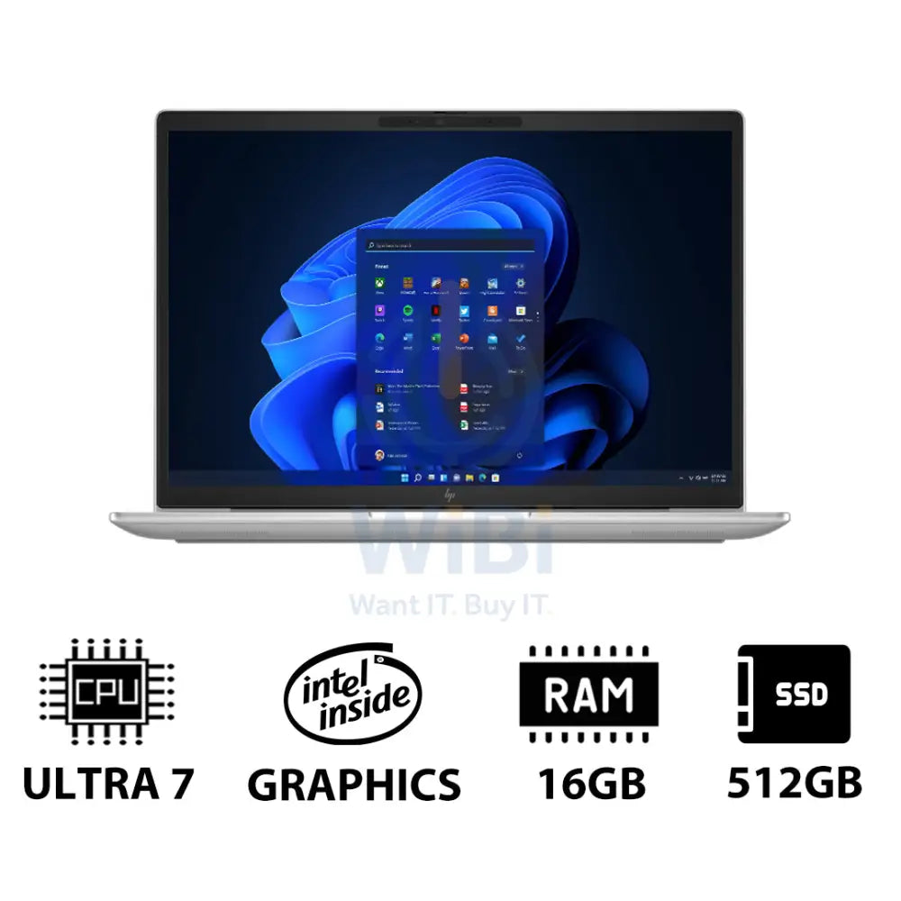 إتش بي إليت بوك 630 G11 - 13.3 بوصة WUXGA / ألترا 7 155U / 16 جيجابايت / 512 جيجابايت (NVMe م.2 إس إس دي) / ويندوز 11 برو / ضمان سنة / فضي - لابتوب