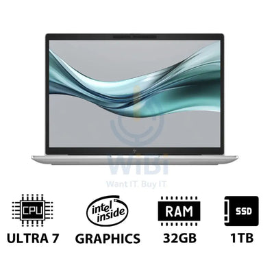 HP EliteBook 630 G11 - 13.3’’ WUXGA / Ultra 7 155U / 32GB / 1TB (NVMe M.2 SSD) / DOS (Without OS) / 1YW / Silver