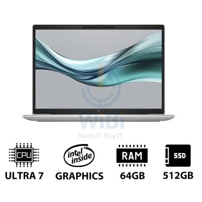 HP EliteBook 630 G11 - 13.3’’ WUXGA / Ultra 7 155U / 64GB / 512GB (NVMe M.2 SSD) / DOS (Without OS) / 1YW / Silver