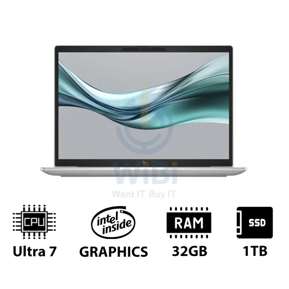 HP EliteBook 640 G11 - 14.0’’ WUXGA / Ultra 7 155U / 32GB / 1TB (NVMe M.2 SSD) / DOS (Without OS) / 1YW / Pike silver