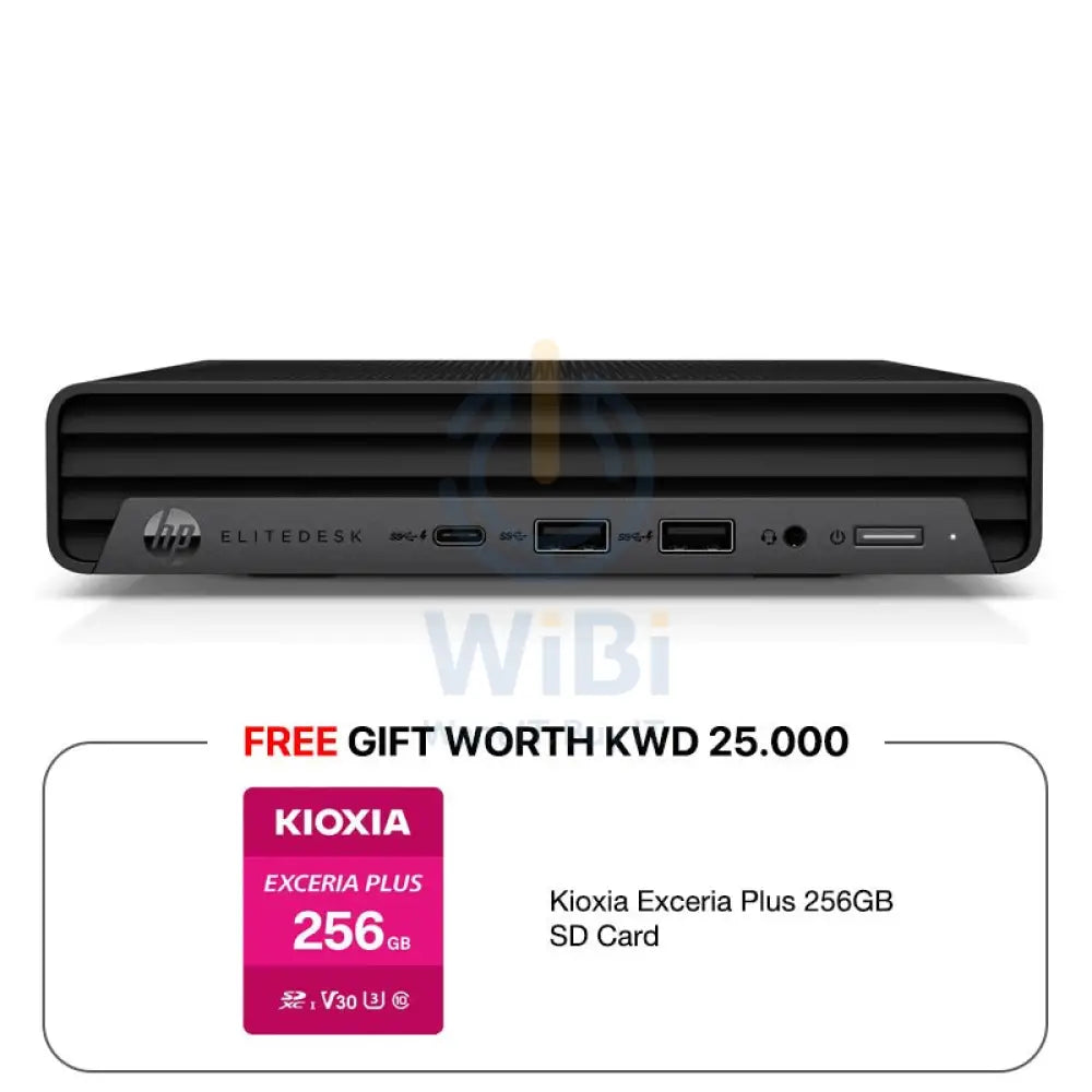 جهاز كمبيوتر إتش بي إيليت ديسك 800 الجيل الثامن ميني - آي 7 / 32 جيجابايت / 1 تيرابايت (NVMe م.2 إس إس دي) / ويندوز 10 برو / ضمان ثلاث سنوات - كمبيوتر مكتبي