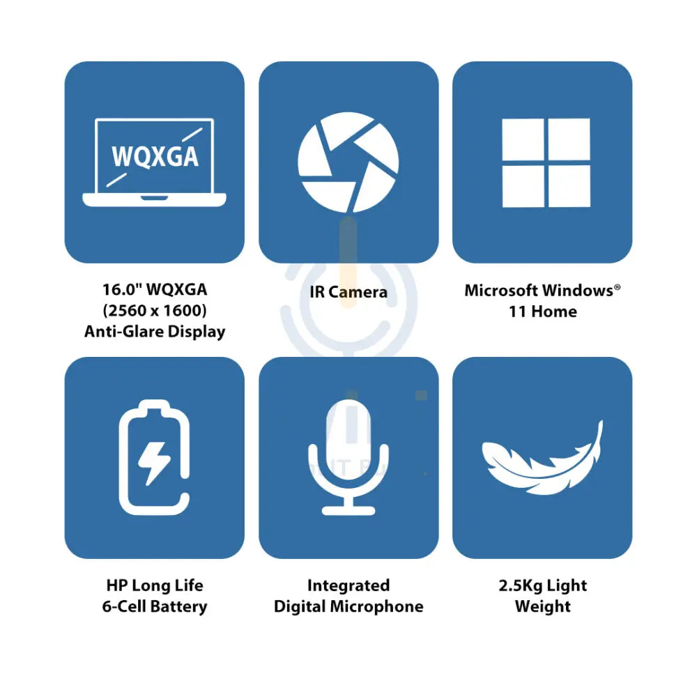 إتش بي اينفي 16-H0056NE - 16 بوصة WQXGA / آي 7 / 16 جيجابايت / 1 تيرابايت (NVMe م.2 إس إس دي) / RTXX60 6 جيجابايت في جي إيه / ويندوز 11 هوم / ضمان سنة / طبيعي