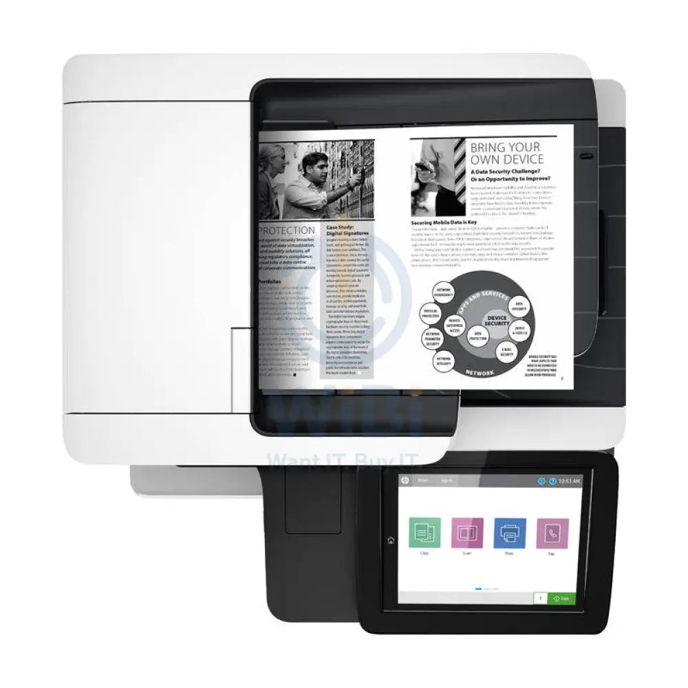 HP LaserJet Enterprise MFP M528f - 43ppm / 1200dpi / A4 / USB / LAN / FAX / Mono Laser - Printer