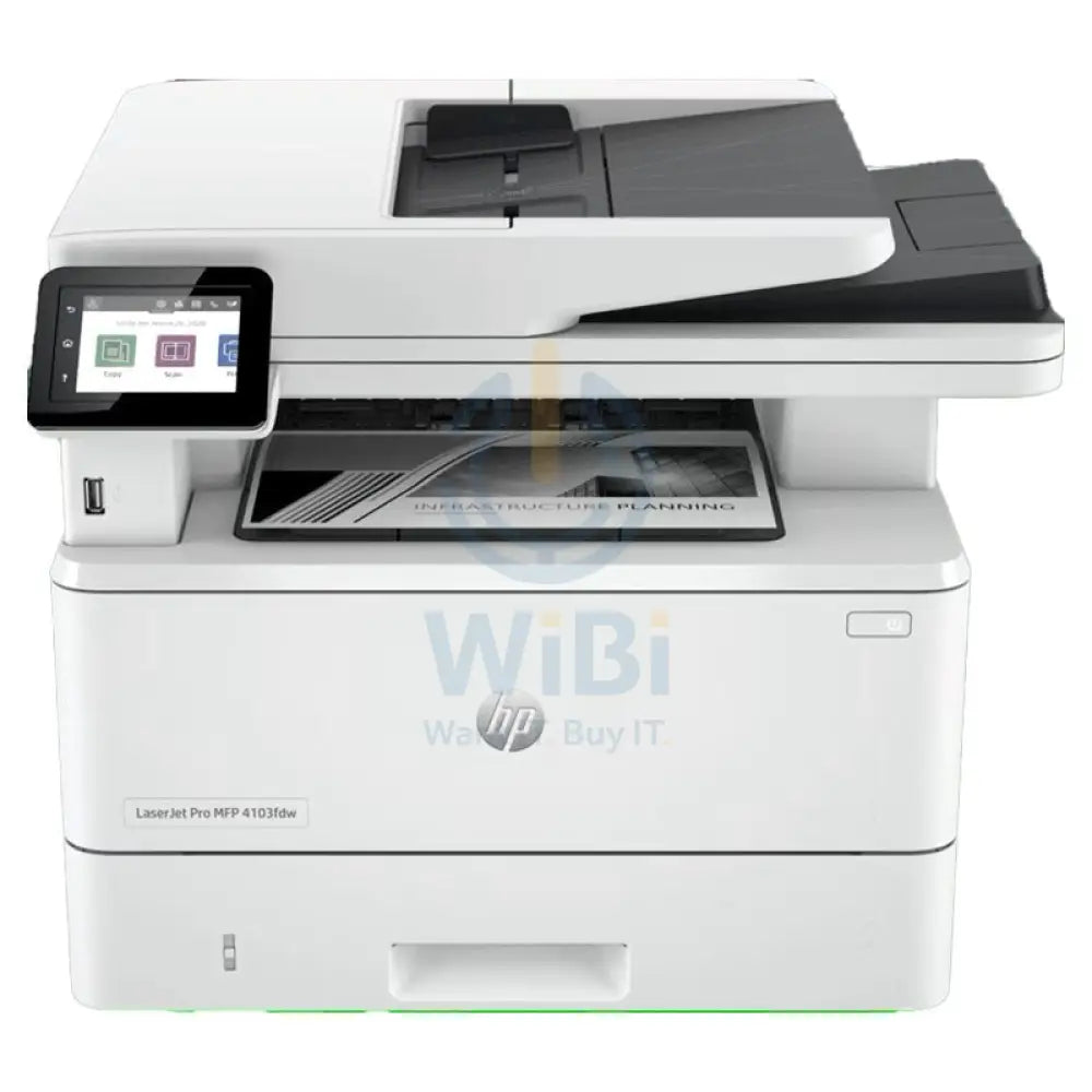HP LaserJet Pro MFP 4103fdw - 40ppm / 1200dpi / A4 / USB / LAN / Wi-Fi / FAX / Mono Laser - Printer Printers & Scanners