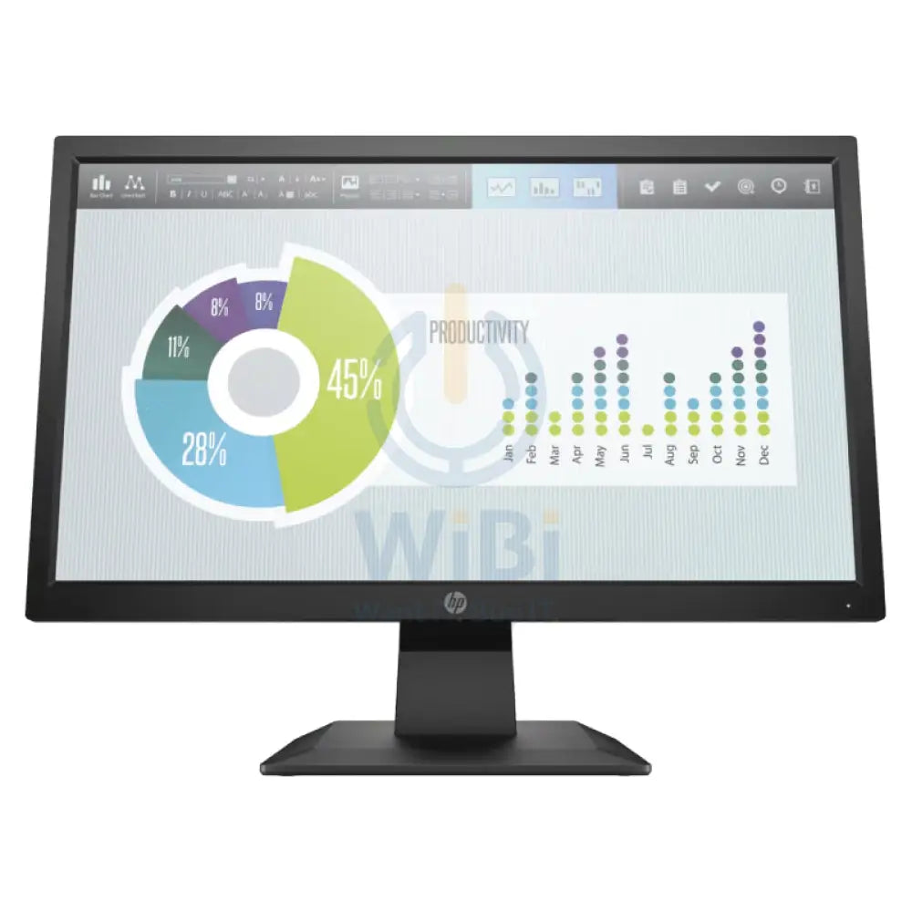 HP P204v - 19.5’’ HD + / 5ms / HDMI 1.4/VGA - Monitor Monitors & Projectors > Monitors