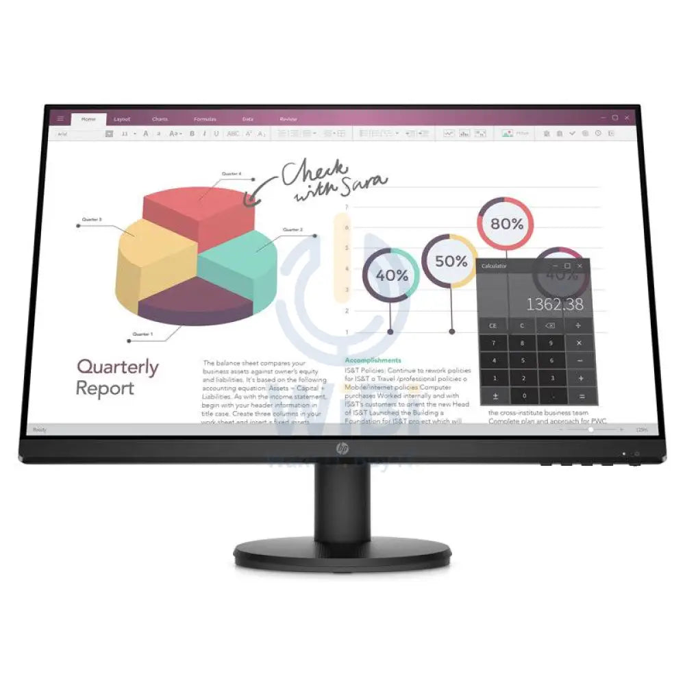 HP P24v G4 - 23.8" IPS / 5ms / D-Sub / HDMI - Monitor