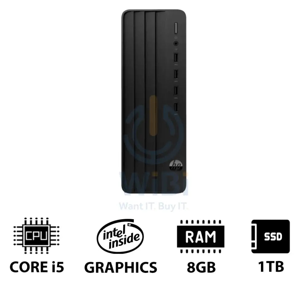 HP Pro 290 G9 (SFF) - i5 / 8GB / 1TB (NVMe M.2 SSD) / Win 11 Pro / 1YW - Desktop Desktop & All-In-One PCs > Desktop PCs