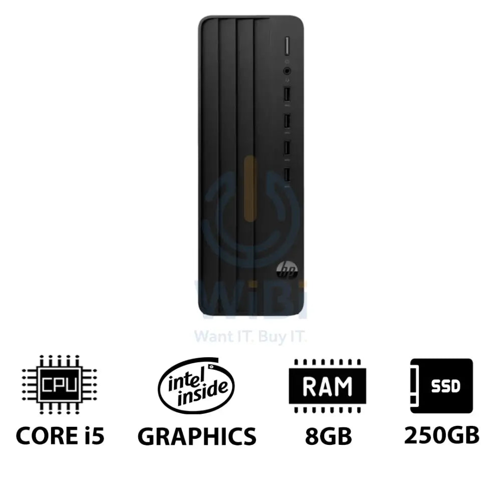 HP Pro 290 G9 (SFF) - i5 / 8GB / 250GB (NVMe M.2 SSD) / DOS (Without OS) / 1YW - Desktop Desktop & All-In-One PCs >