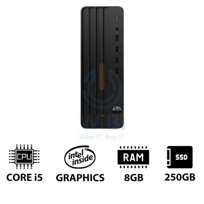 HP Pro 290 G9 (SFF) - i5 / 8GB / 250GB (NVMe M.2 SSD) / DOS (Without OS) / 1YW - Desktop Desktop & All-In-One PCs >