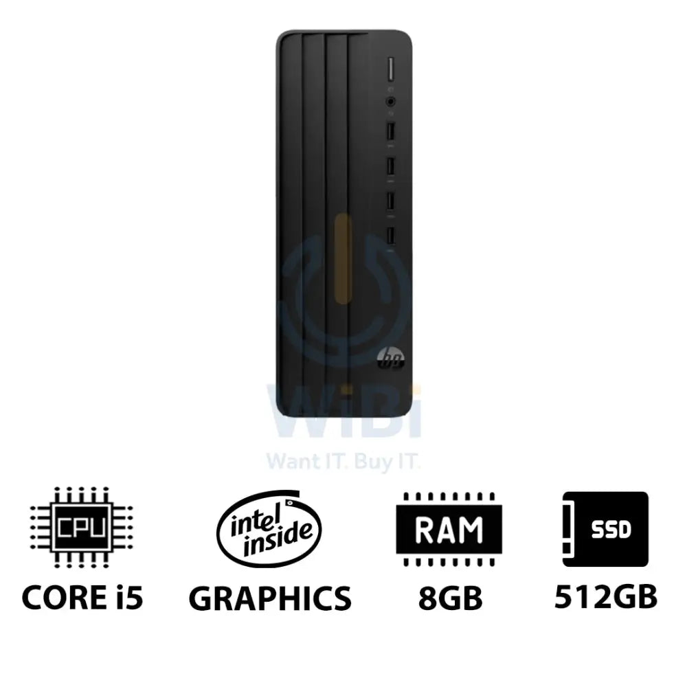 HP Pro 290 G9 (SFF) - i5 / 8GB / 512GB (NVMe M.2 SSD) / DOS (Without OS) / 1YW - Desktop Desktop & All-In-One PCs >